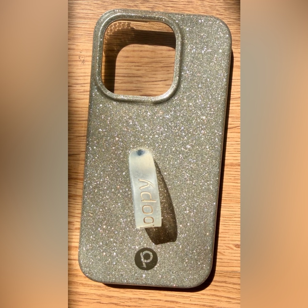 LOOPY Champagne sparkle IPhone 14 Pro case